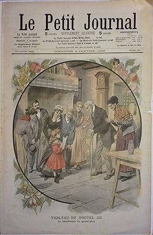 Le Petit journal - Supplément illustré N° 894 : Tableau de nouvel an. (Gravure en première page)....