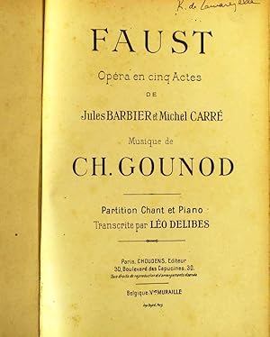 Faust. Opéra en cinq actes. Début XXe.