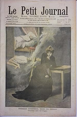 Le Petit journal - Supplément illustré N° 943 : Mme Steinheil dans sa prison.(Gravure en première...