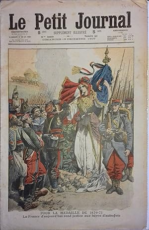 Le Petit journal - Supplément illustré N° 996 : Pour la médaille de 1870-1871. (Gravure en premiè...