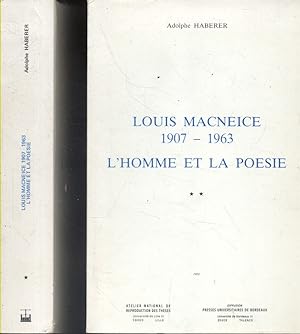 Bild des Verkufers fr Louis Macneice. 1907-1963. L'homme et la posie. zum Verkauf von Librairie Et Ctera (et caetera) - Sophie Rosire