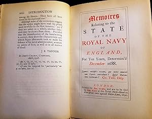 PEPYS' MEMOIRES OF THE ROYAL NAVY 1679-1688