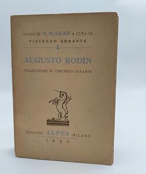 Augusto Rodin. Traduzione di Vincenzo Errante