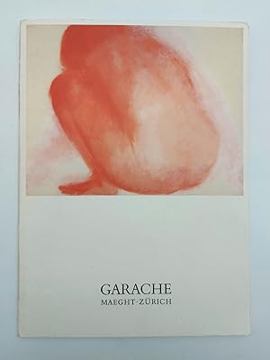 Image du vendeur pour Garache. Galerie Maeght, Zurich, 1976 mis en vente par Coenobium Libreria antiquaria