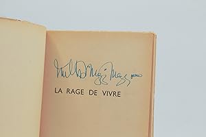 Seller image for La rage de vivre for sale by Librairie Le Feu Follet