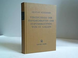 Verzeichnis der Handschriften der Stiftsbibliothek von St. Gallen