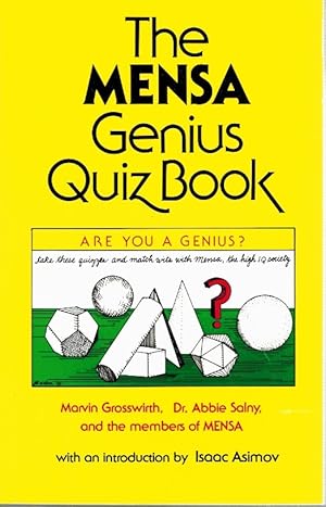 Seller image for The Mensa Genius Quiz Book for sale by Z-A LLC