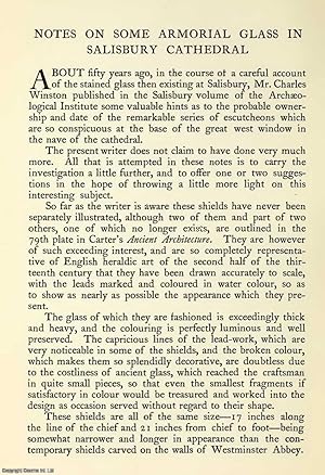 Imagen del vendedor de Notes On Some Armorial Glass In Salisbury Cathedral. An original article from The Ancestor, a Quarterly Review of County & Family History, Heraldry and Antiquities, 1903. a la venta por Cosmo Books