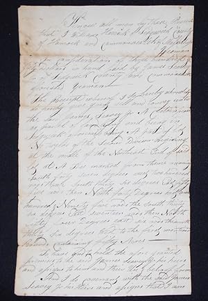 Handwritten Deed for part of Lot #12 in the Second Division of Sedgwick, Hancock County, Maine