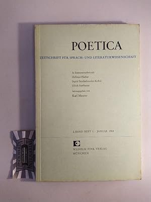 Seller image for Poetica: Zeitschrift fr Sprach- und Literaturwissenschaft: 2. Band Heft 1 - Januar 1968. for sale by Druckwaren Antiquariat