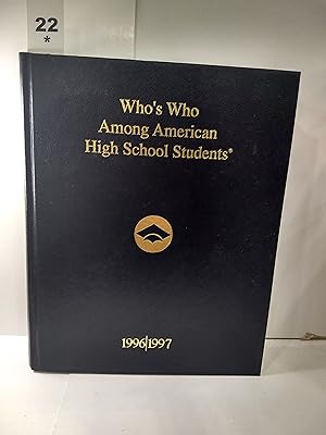 Seller image for Who's Who Among American High Scool Students 1996-1997 Volume XV for sale by Fleur Fine Books
