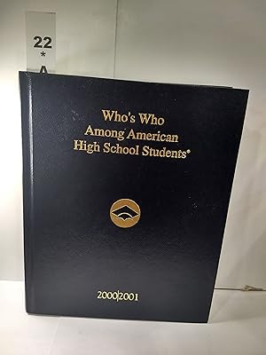 Who's Whho Among American High School Students 200-2001 Volume XV