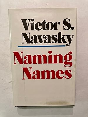 Imagen del vendedor de Naming Names a la venta por OldBooksFromTheBasement
