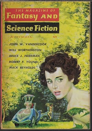 Imagen del vendedor de The Magazine of FANTASY AND SCIENCE FICTION (F&SF): November, Nov. 1960 a la venta por Books from the Crypt