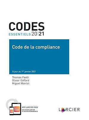 Code essentiel - Code de la compliance