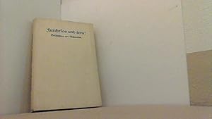 Imagen del vendedor de Furchtlos und treu! Geschichten aus Schwaben : Nach Erzhlungen von: Th. Griesinger, P. Lang, F. Nick, L. Pichler, H. Scherr u. C. Weitbrecht. Neu gestaltet von Oskar Rhle. a la venta por Antiquariat Uwe Berg