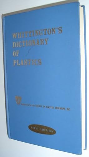 Seller image for Whittington's Dictionary of Plastics for sale by RareNonFiction, IOBA