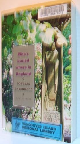 Seller image for Who's Buried Where in England - New Edition for sale by RareNonFiction, IOBA