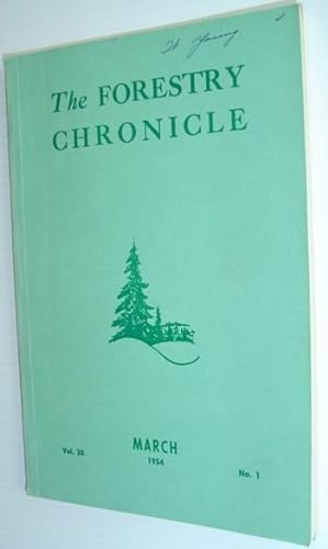 Seller image for The Forestry Chronicle - March 1954 for sale by RareNonFiction, IOBA