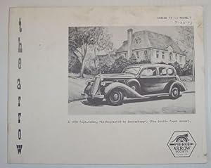 Seller image for The Arrow: Series 73, Model 2 *Conclusion of the Two-part Special on the 1936 Pierce-Arrow* (most of This Information Applies to the 1937 and 1938 models) for sale by RareNonFiction, IOBA