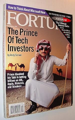 Fortune Magazine, 6 December 1999 *Prince Alwaleed Bin Talal - Prince of Tech Investors*