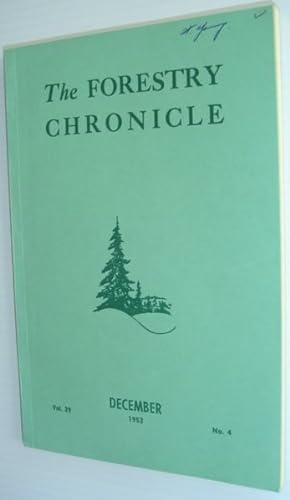Seller image for The Forestry Chronicle - December 1953 for sale by RareNonFiction, IOBA
