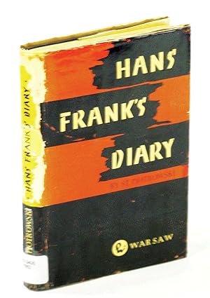 Bild des Verkufers fr Hans Frank's Diary zum Verkauf von RareNonFiction, IOBA