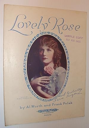 Bild des Verkufers fr Lovely Rose: Sheet Music for Piano and Voice zum Verkauf von RareNonFiction, IOBA