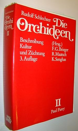 Immagine del venditore per Die Orchideen - Beschreibung Kultur Und Zuchtung - Band 2 (II) Only venduto da RareNonFiction, IOBA