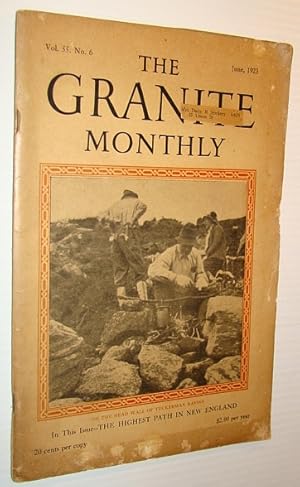 Bild des Verkufers fr The Granite Monthly - A New Hampshire Magazine - June, 1923: Senator William E. Borah zum Verkauf von RareNonFiction, IOBA