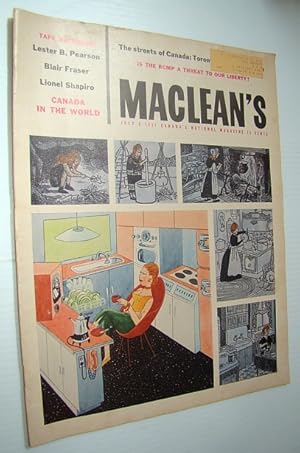 Seller image for Maclean's - Canada's National Magazine, July 6, 1957 - Canadian Diamond King John Thoburn (Doc) Williamson/Colour Photos of Spadina for sale by RareNonFiction, IOBA
