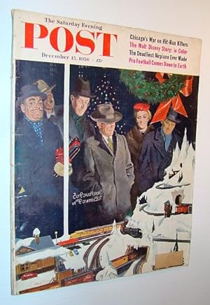 Image du vendeur pour The Saturday Evening Post, December 15, 1956 - My Dad, Walt Disney / War on Hit and Run Killers mis en vente par RareNonFiction, IOBA