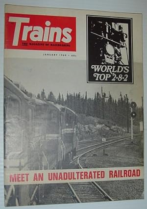 Bild des Verkufers fr Trains - The Magazine of Railroading: January 1969 zum Verkauf von RareNonFiction, IOBA