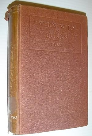 Seller image for Who's Who in Burns for sale by RareNonFiction, IOBA