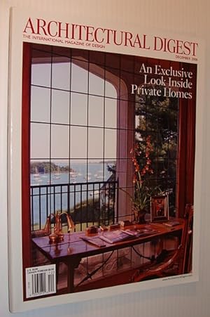 Seller image for Architectural Digest Magazine, December 2006 *An Exclusive Look Inside Private Homes* for sale by RareNonFiction, IOBA