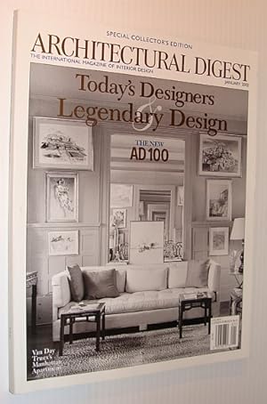 Seller image for Architectural Digest Magazine, January 2002 for sale by RareNonFiction, IOBA
