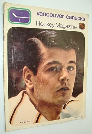 Bild des Verkufers fr Vancouver Canucks Hockey Magazine, December 8, 1970, Vol 1 No. 13 - Rod Gilbert Cover Photo zum Verkauf von RareNonFiction, IOBA