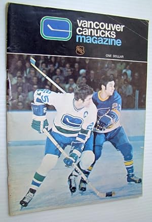 Seller image for Vancouver Canucks Hockey Magazine, February 18, 1972, Vol 2 No. 8 - Cover Photo of Orland Kurtenbach Battling Bill Plager for sale by RareNonFiction, IOBA