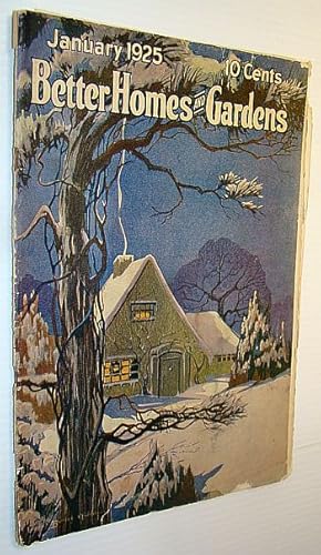 Bild des Verkufers fr Better Homes and Gardens Magazine, January 1925 - Gunston Hall, the Home of George Mason zum Verkauf von RareNonFiction, IOBA