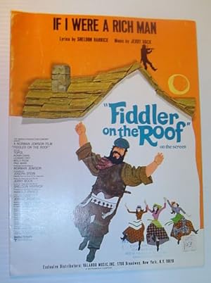 Seller image for If I Were A Rich Man - Sheet Music: From Fiddler on the Roof for sale by RareNonFiction, IOBA