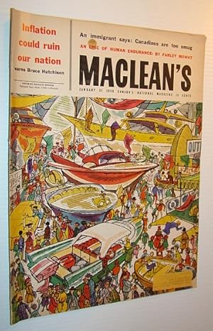 Bild des Verkufers fr Maclean's - Canada's National Magazine, January 31 1959 zum Verkauf von RareNonFiction, IOBA