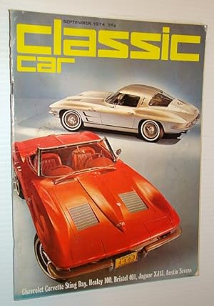 Classic Car Magazine, September 1974 - Corvette Sting Ray Cover