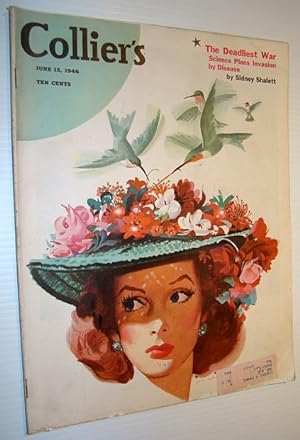 Bild des Verkufers fr Collier's Magazine, June 15.1946 - Germ Warfare zum Verkauf von RareNonFiction, IOBA