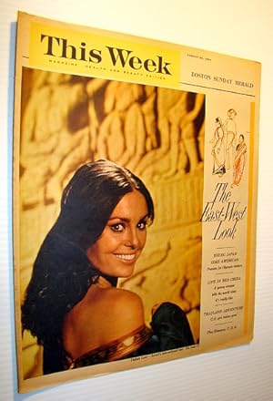 Bild des Verkufers fr This Week Magazine, August 30, 1964 - Insert to the Boston Sunday Herald: Stunning Cover Photo of Daliah Lavi / Feature Stories From Asia / The Tai Family zum Verkauf von RareNonFiction, IOBA