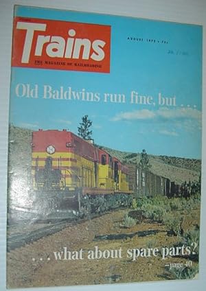 Bild des Verkufers fr Trains - The Magazine of Railroading: August 1972 zum Verkauf von RareNonFiction, IOBA