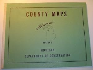 (Michigan) County Maps, Upper Peninsula, Region 1 (One)