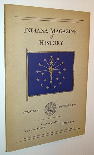 Imagen del vendedor de Indiana Magazine of History, December 1938 a la venta por RareNonFiction, IOBA