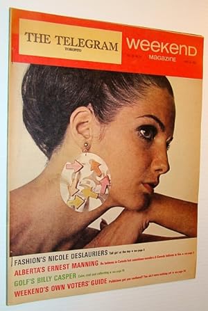 Bild des Verkufers fr Weekend Magazine, 15 June 1968 (Newspaper Insert) - Nicole Deslauriers Cover Photo zum Verkauf von RareNonFiction, IOBA