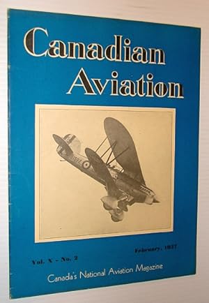 Immagine del venditore per Canadian Aviation Magazine, February 1937 venduto da RareNonFiction, IOBA