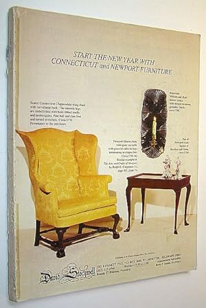 Bild des Verkufers fr The Magazine Antiques, January 1987 - Edmund C. Tarbell's Paintings of Interiors zum Verkauf von RareNonFiction, IOBA